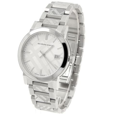 bu9037 burberry watch|Burberry Ladies The City Engraved Checked Steel .